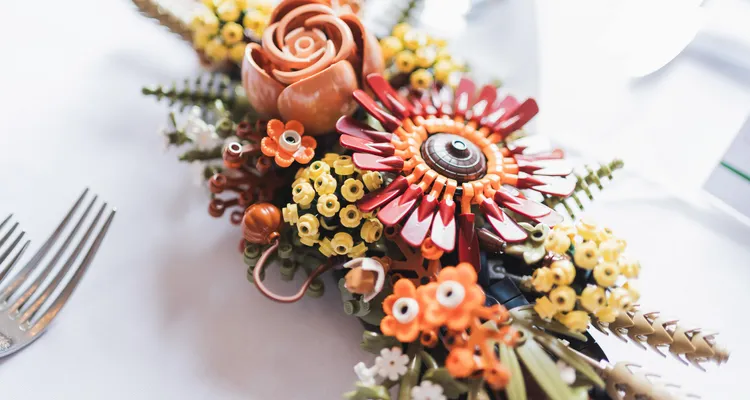 Lego flower arrangement