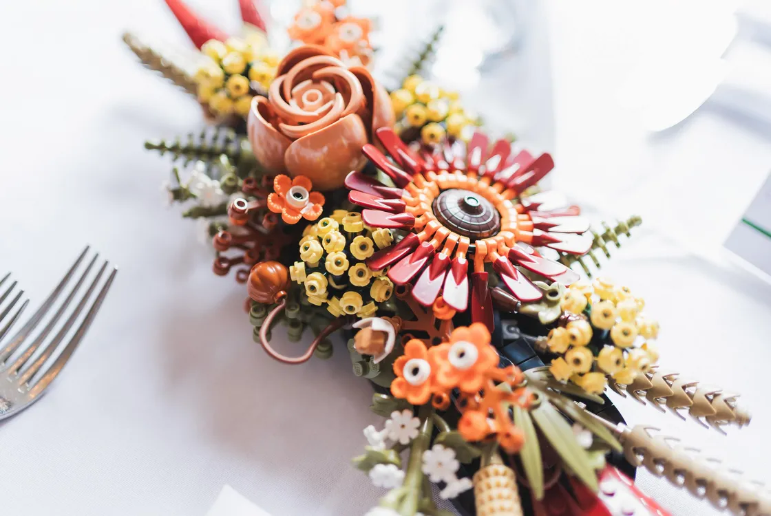 Lego flower arrangement